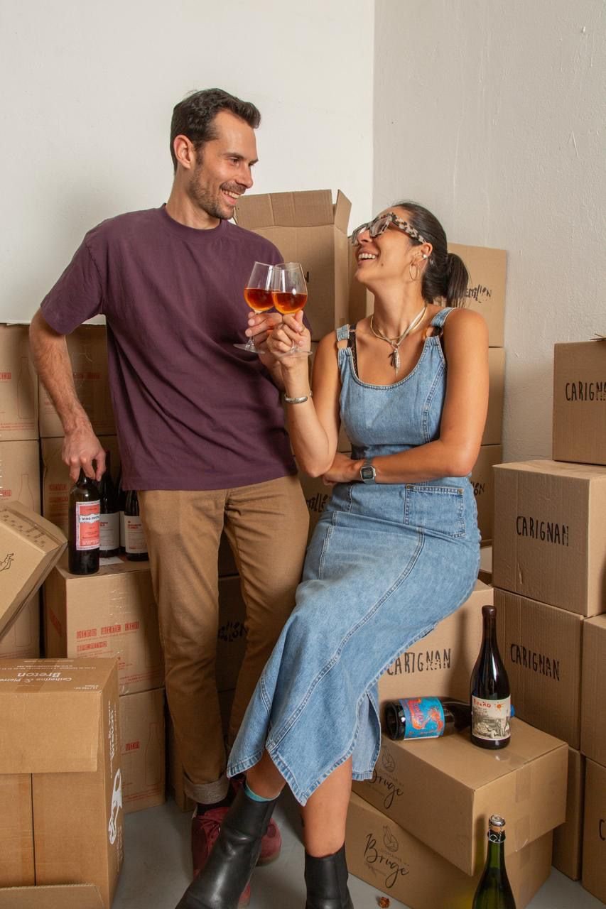 Nils Saubes y Marta Méndez de La Clac