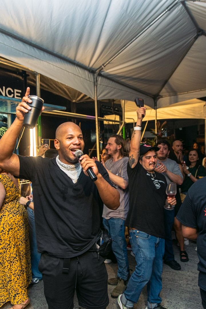 Isaac Villaverde de La Tapa del Coco en Panamá y Peter Meng / Foto cortesía La Tapa del Coco
