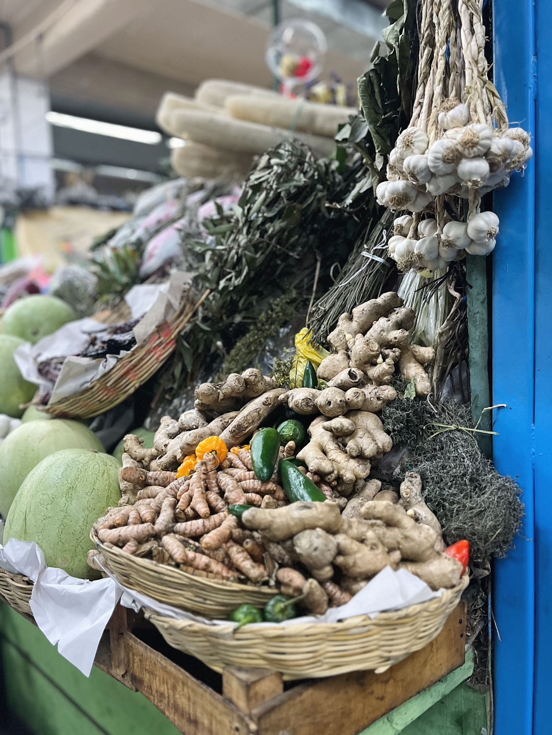Hierbas y especias en Mercado Central de Guatemala - Zona 1