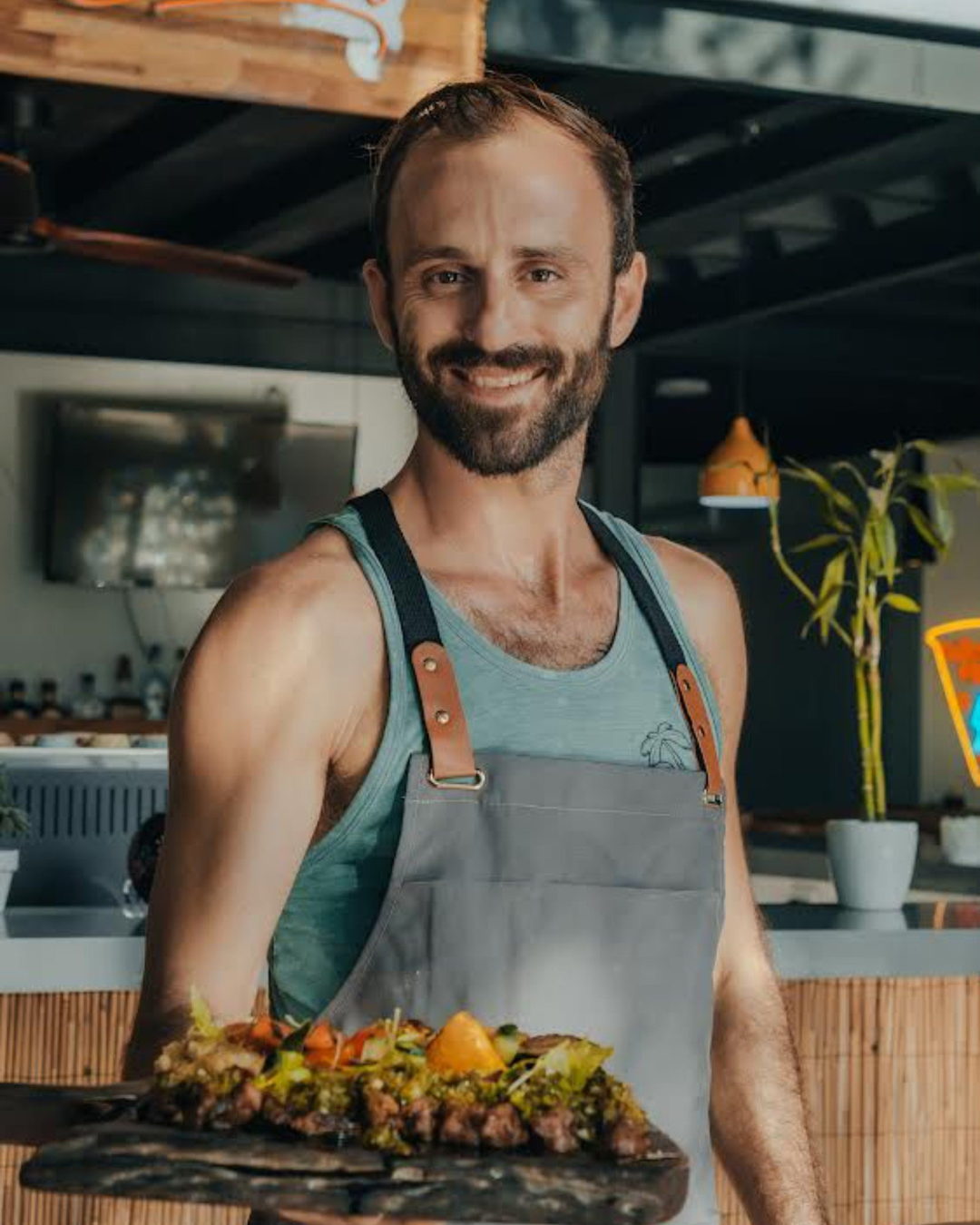 Sebastian Gallucci de Seba's en Uvita, Costa Rica